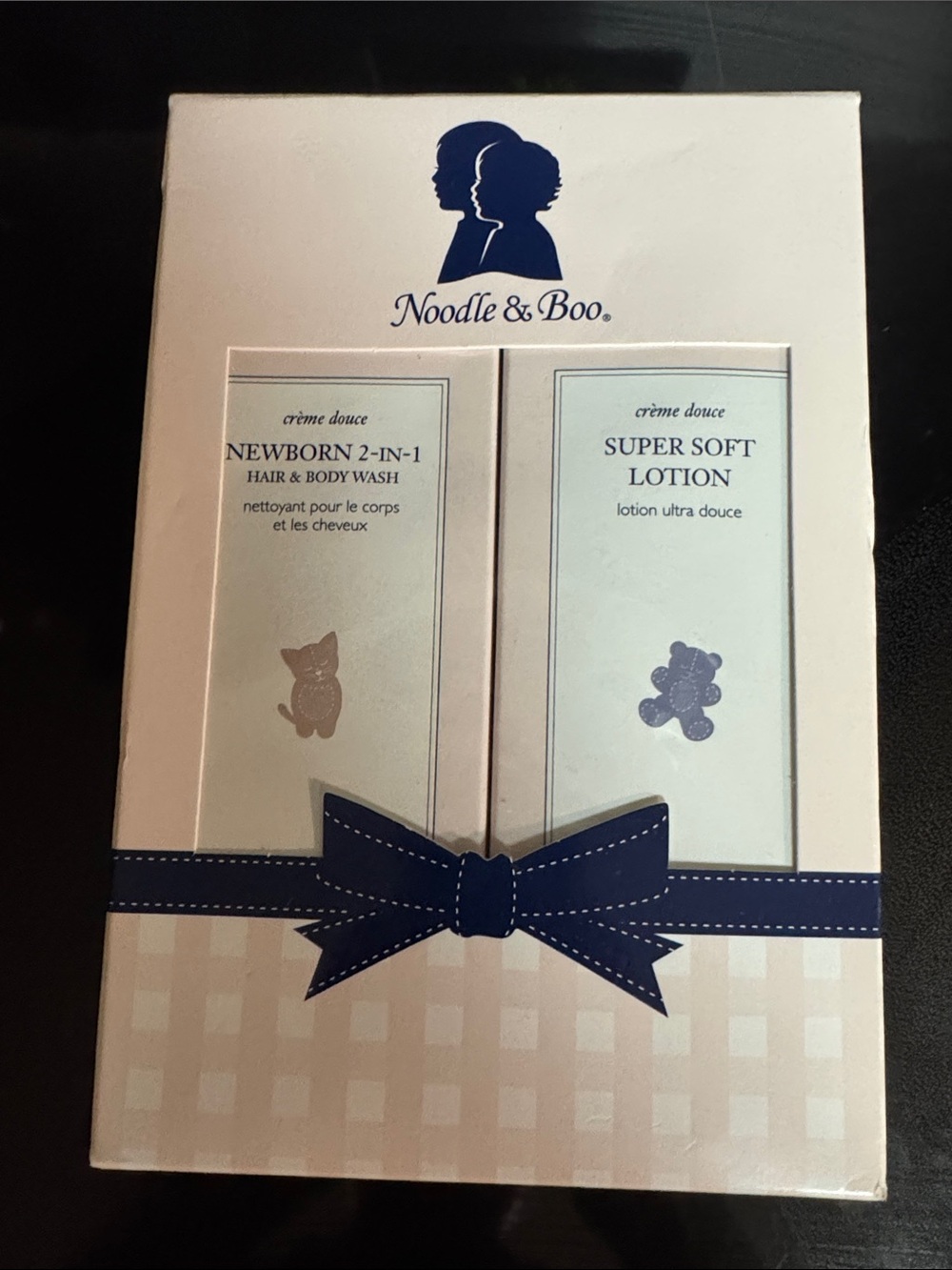 Noodle & Boo Newborn 2-in-1 Hair & Body Wash - White, Navy Blue